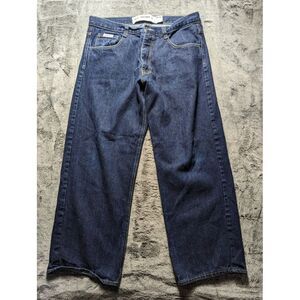 Avirex Baggy Y2K Jeans Men's Size 38/32 Dark Wash